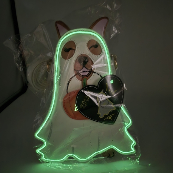 Besty Johnson Glow In The Dark Ghost Dog Crossbody - Picture 8 of 8